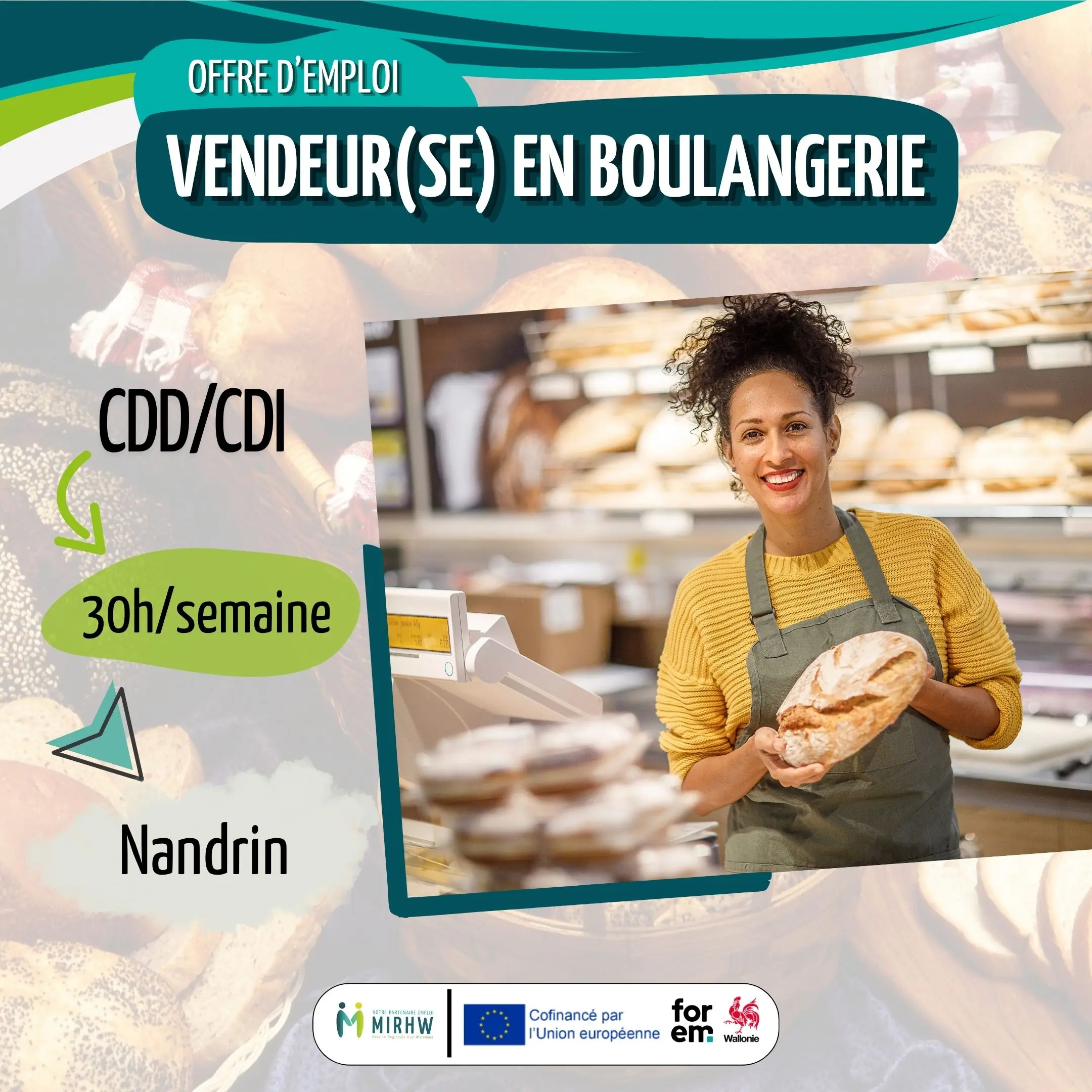 Vendeur(se) en boulangerie