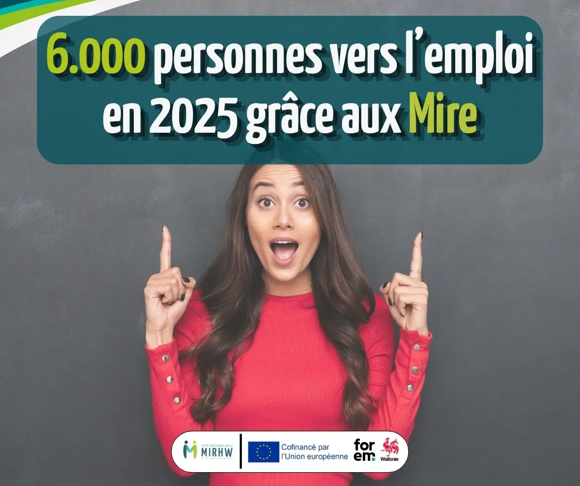 Les MIRE œuvrent pour l'emploi en Wallonie